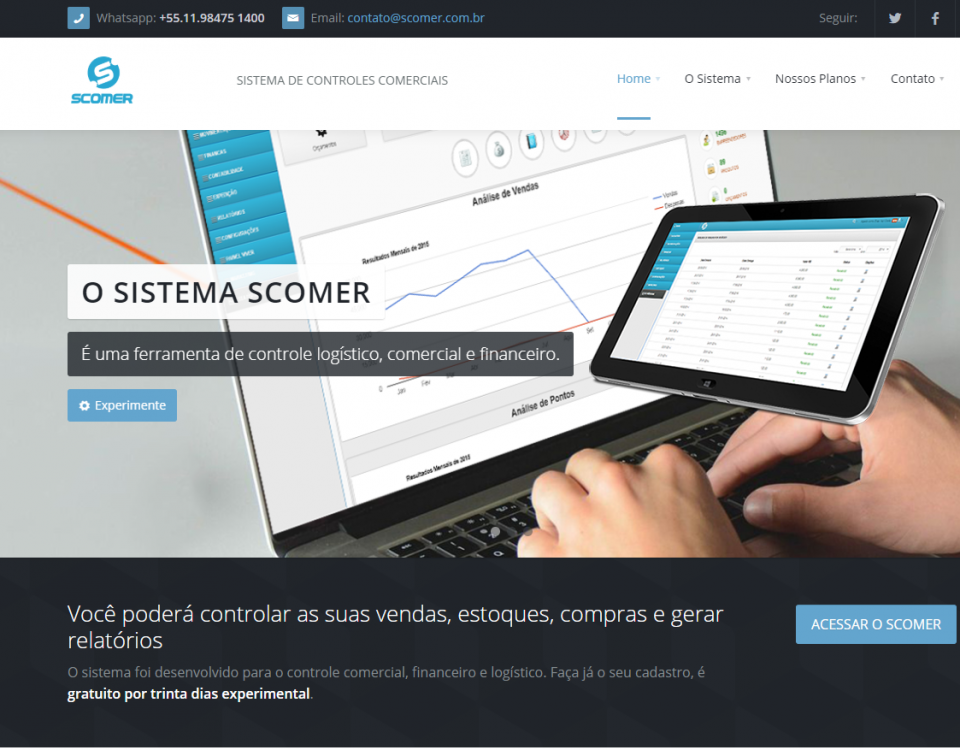 O seu negócio já possui um sistema de controle?